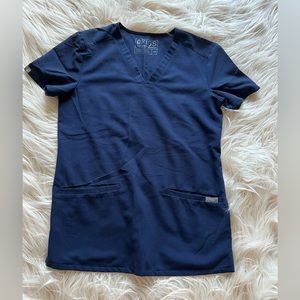 Figs Technical Collection Scrub Top Womens XXS Blue FW1100